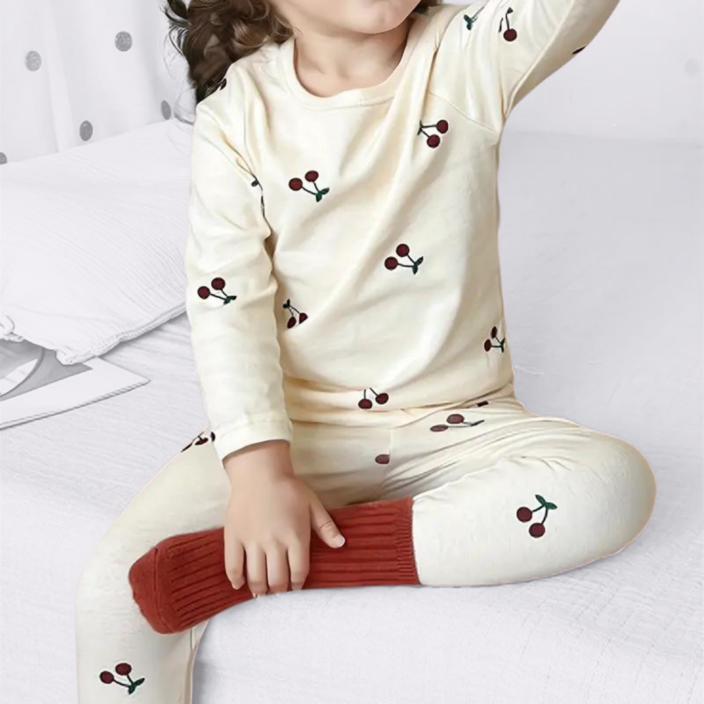 CHERRY PYJAMAS . Up to 2 Years