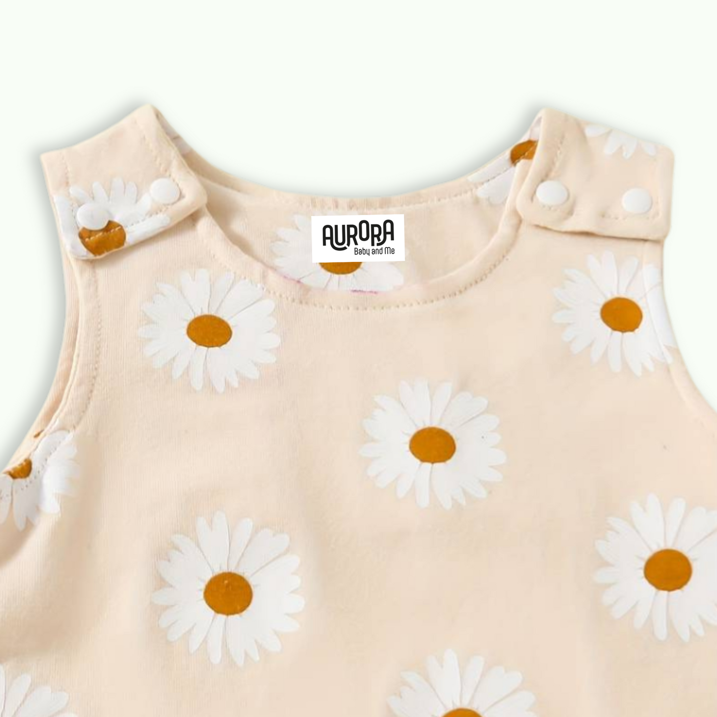 DAISY SLEEVELESS ROMPER . Up to 12 Months