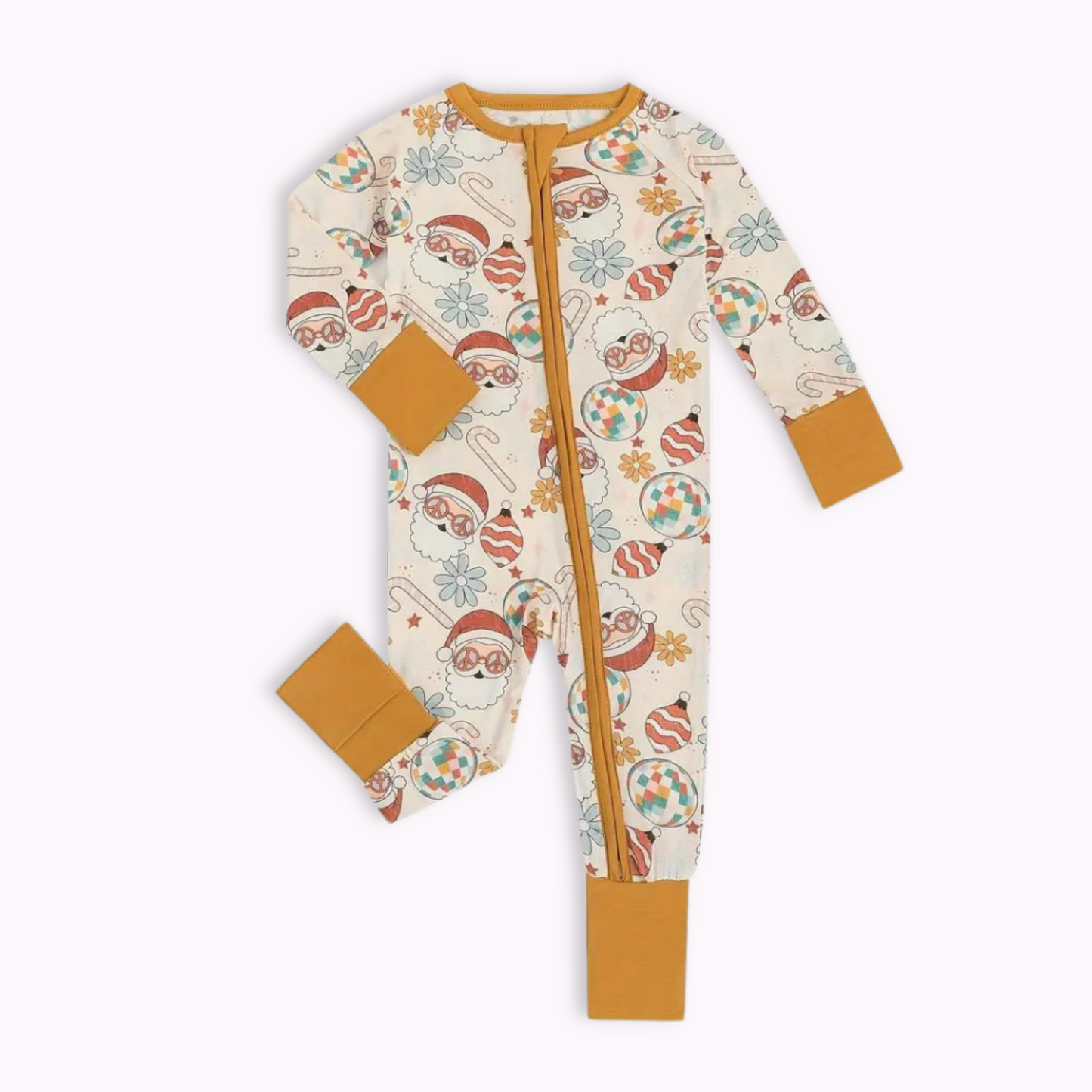DISCO SANTA SLEEPSUIT . Up to 2 Years