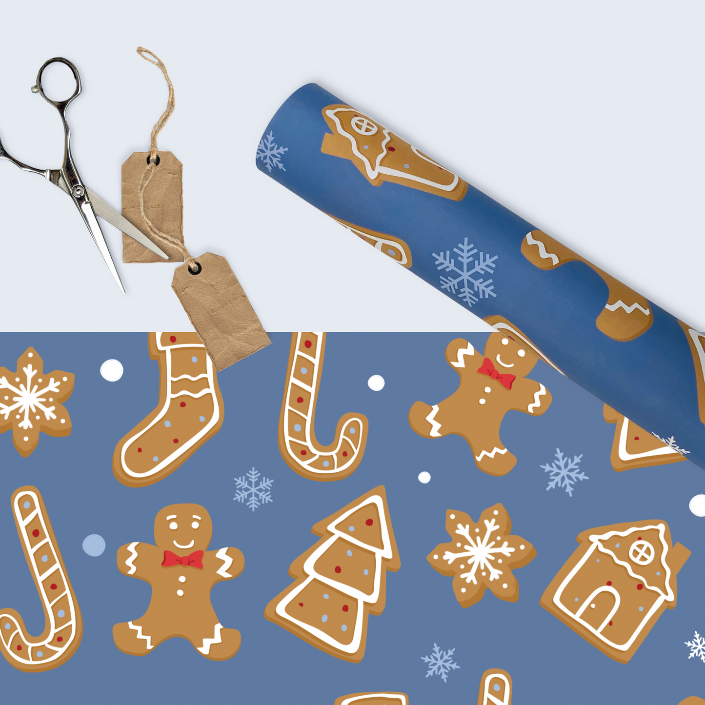 GINGERBREAD BLISS GIFT WRAP