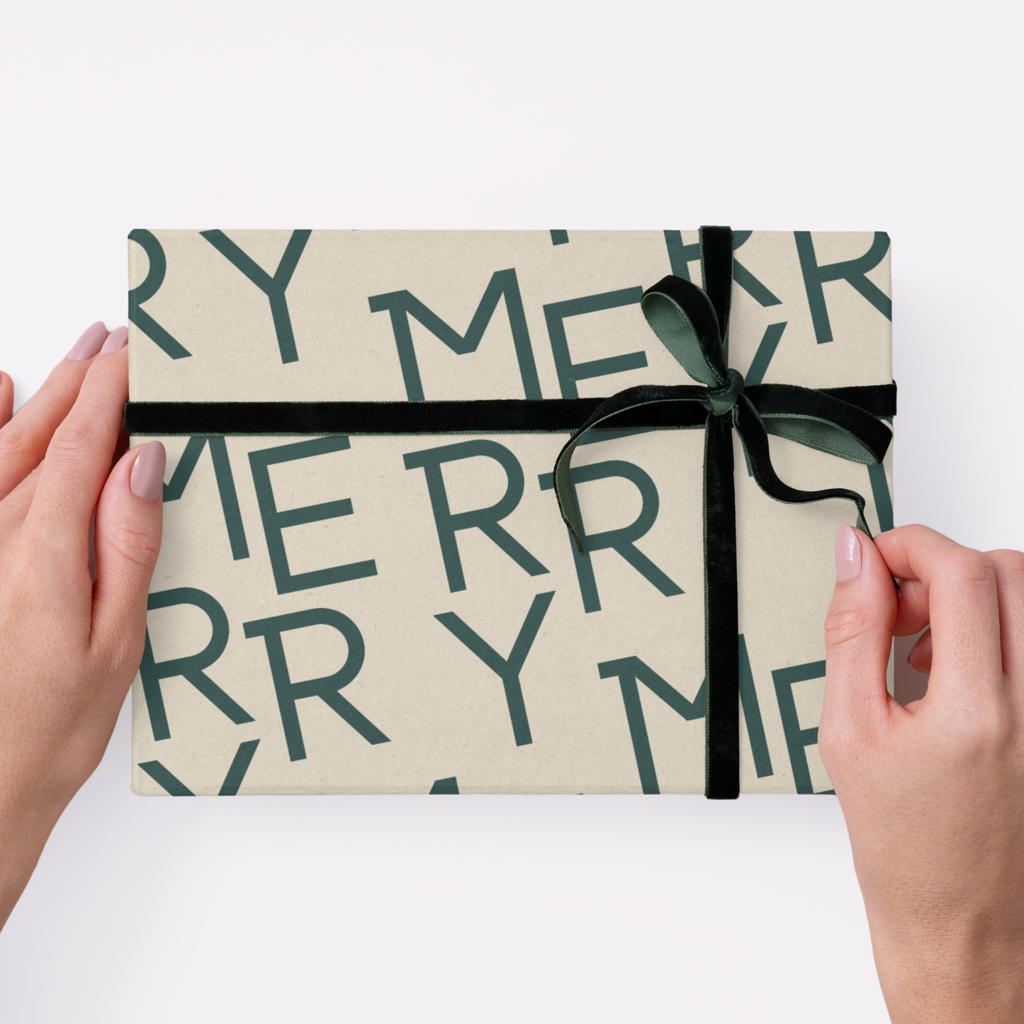 MERRY MINIMALIST GIFT WRAP . Cream Edition