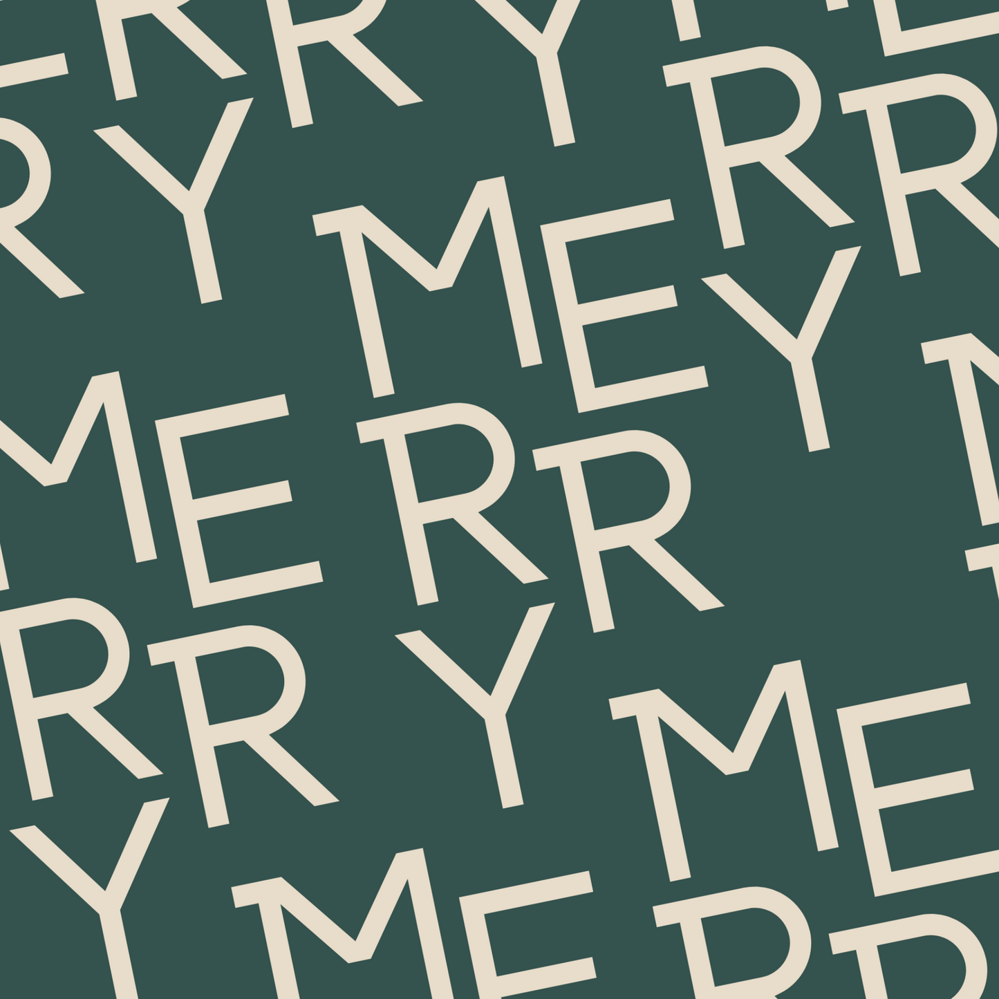 MERRY MINIMALIST GIFT WRAP . Green Edition