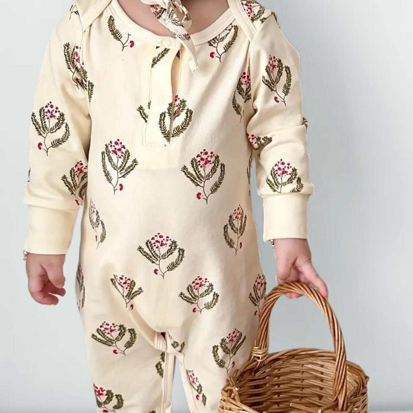 MISTLETOE SLEEPSUIT . Up to 2 Years