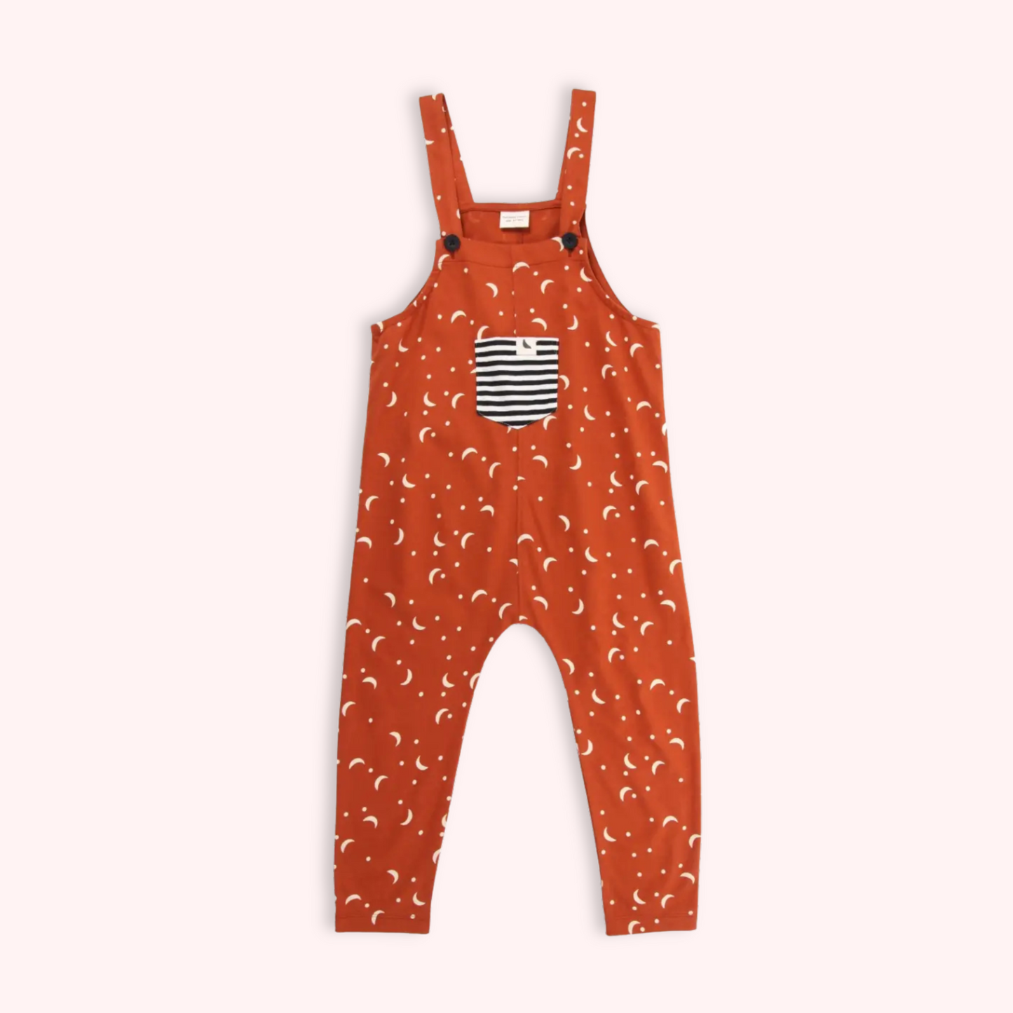 HALF MOON DUNGAREES . Up to 4 Years