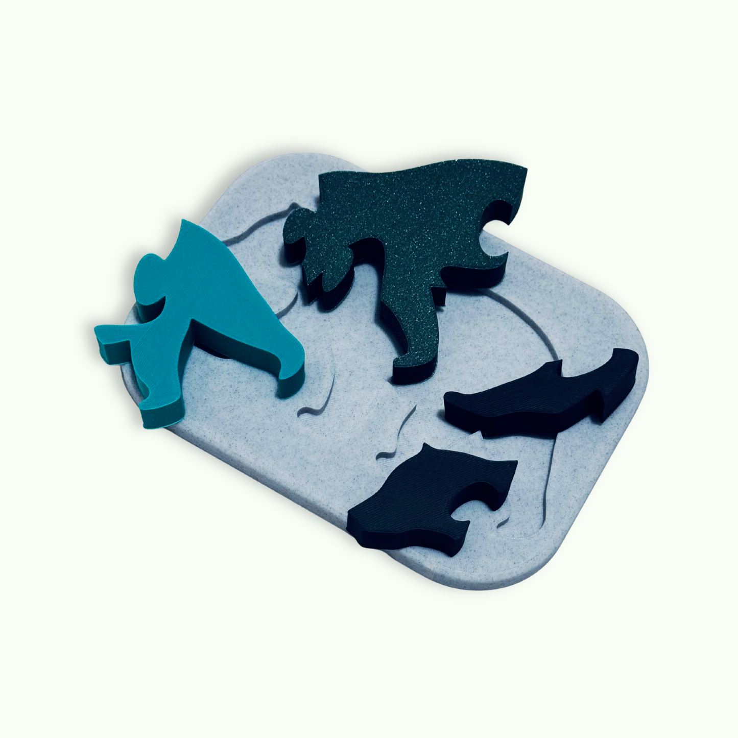 GRIZZLY FOREST . BEAR PUZZLE