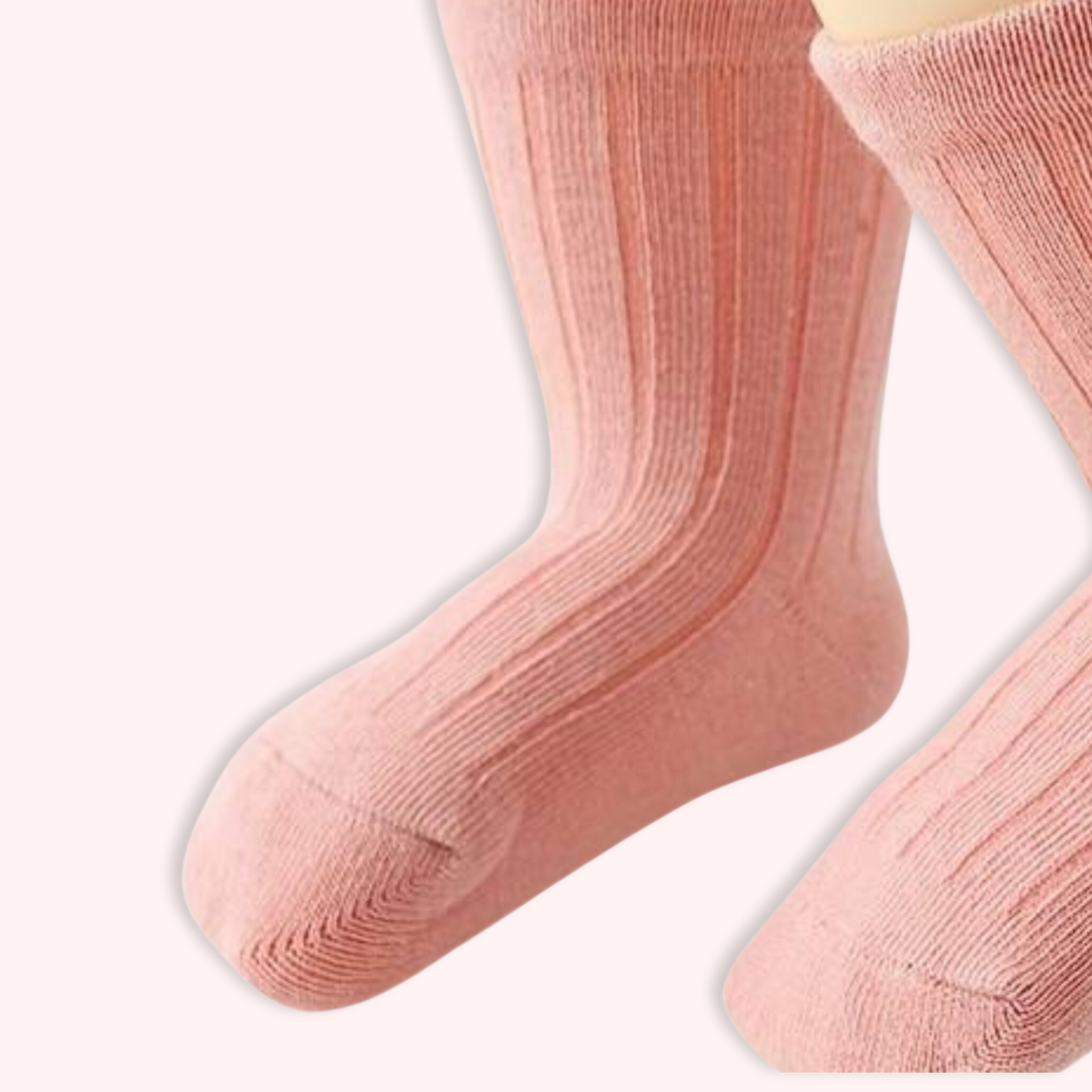 RIBBED COTTON SOCKS . Up to 12 Months