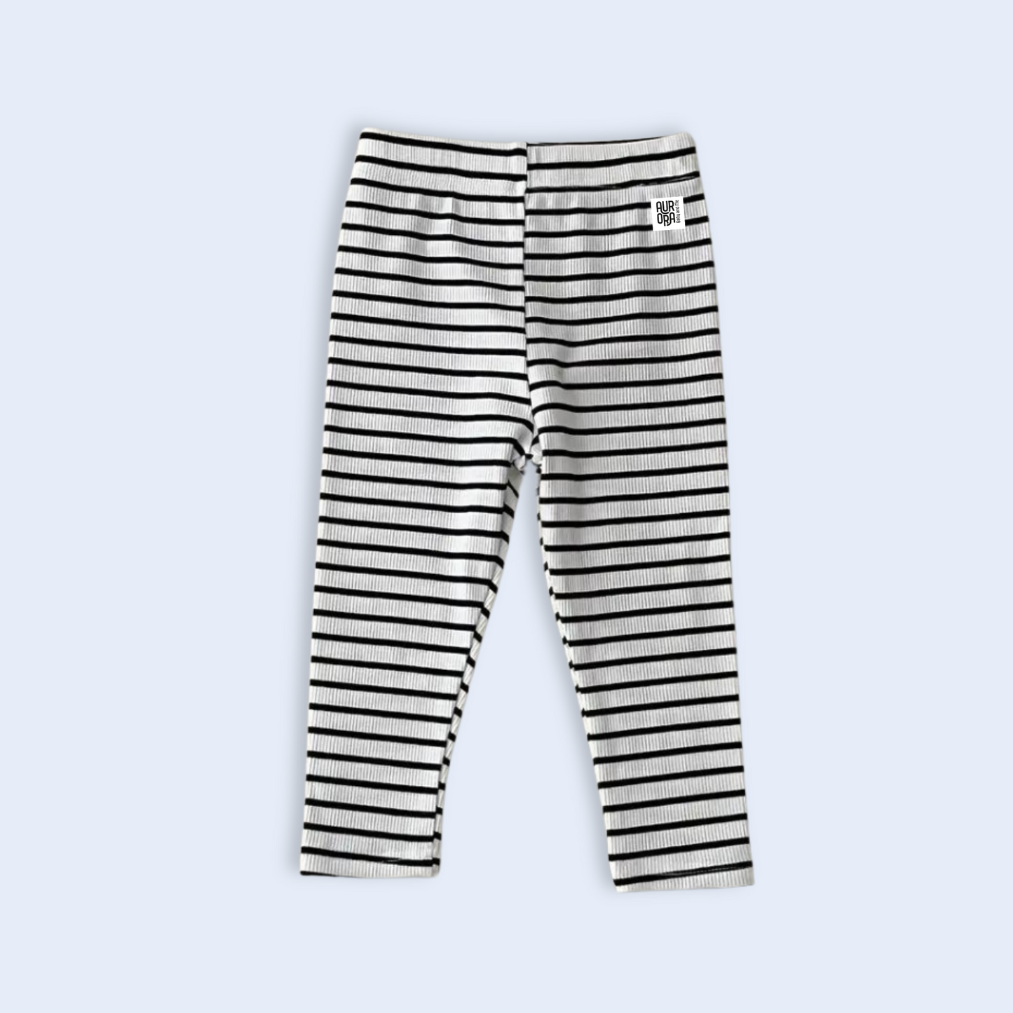 STRIPE RIBBED LEGGINGS . Up to 2 Years