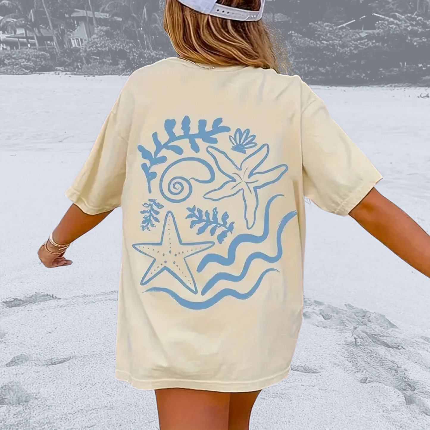 SEASHELL DREAMS T-SHIRT . 4 to 8 Years