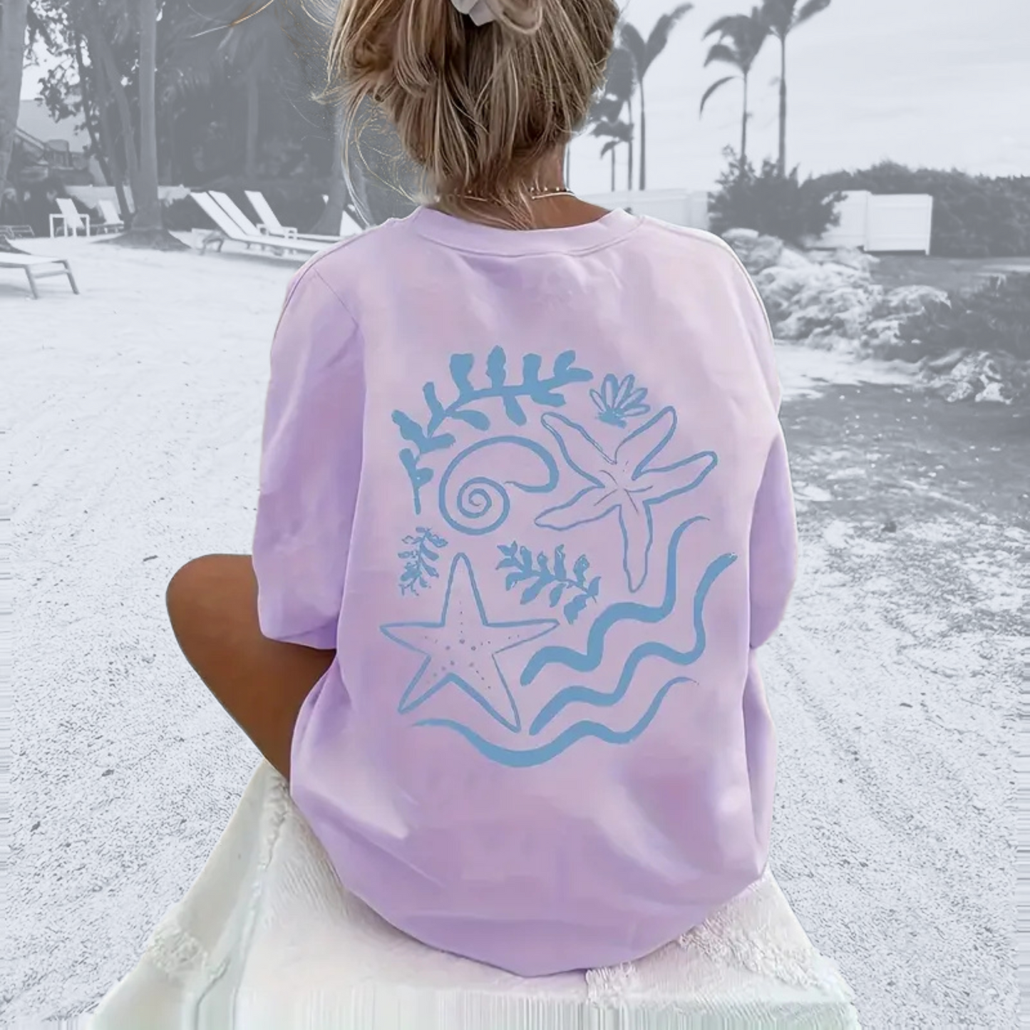 SEASHELL DREAMS T-SHIRT . 4 to 8 Years
