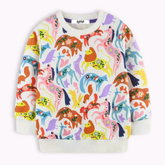 ANIMAL PARADE JUMPER . Up to 8 Years