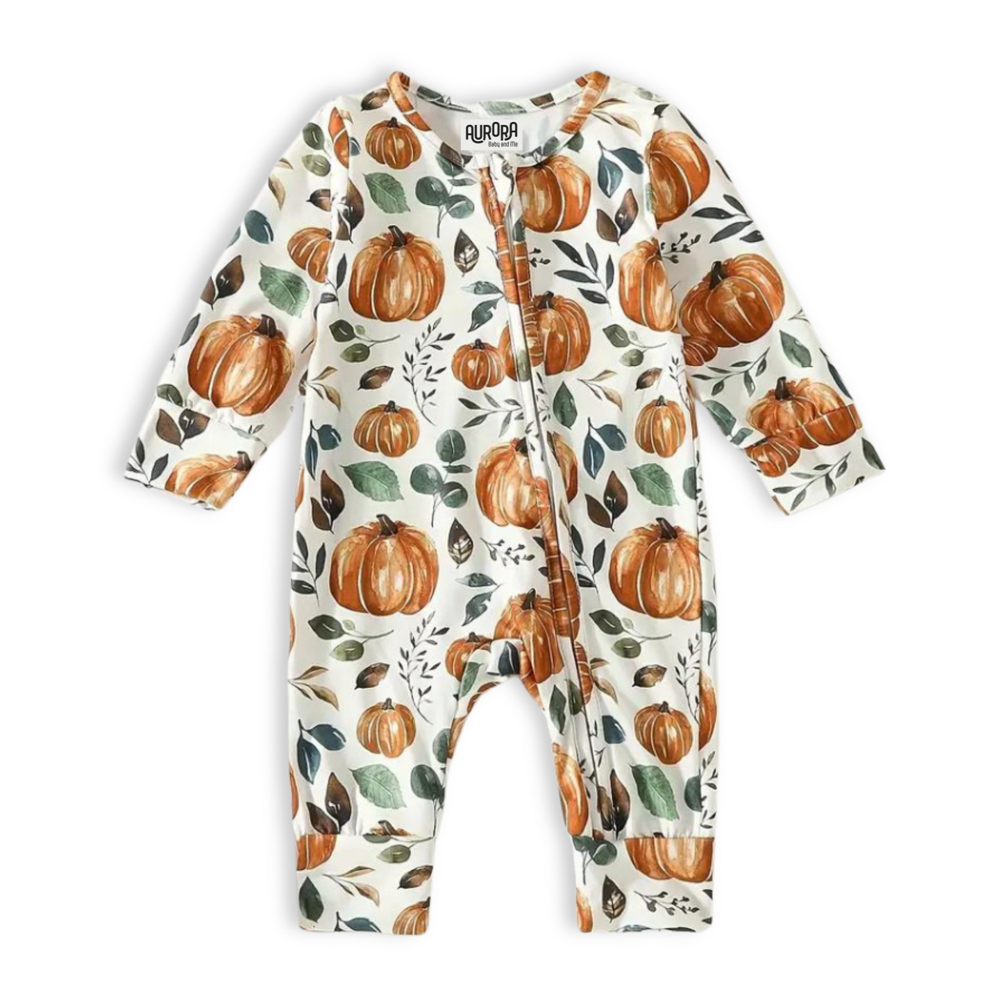 AUTUMN PUMPKIN SLEEP SUIT