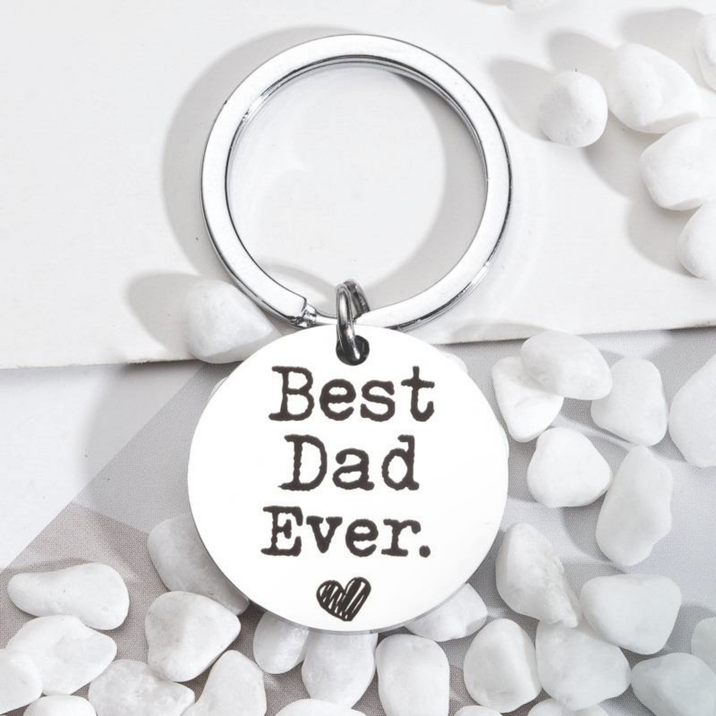 BEST DAD KEYRING