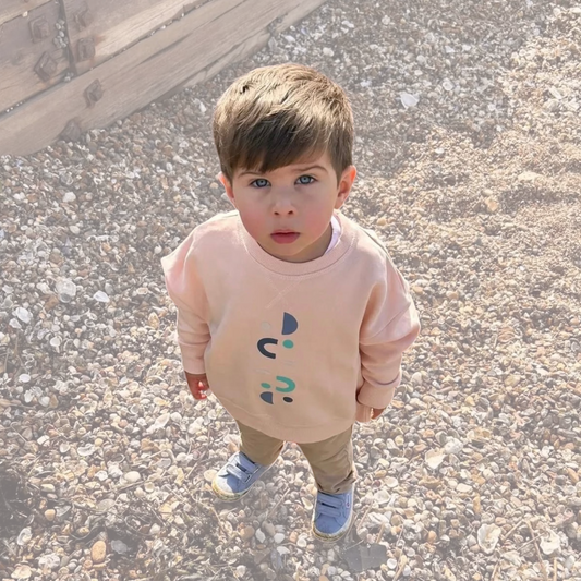 VERTICAL MOONS SWEATSHIRT . Up to 6 Years