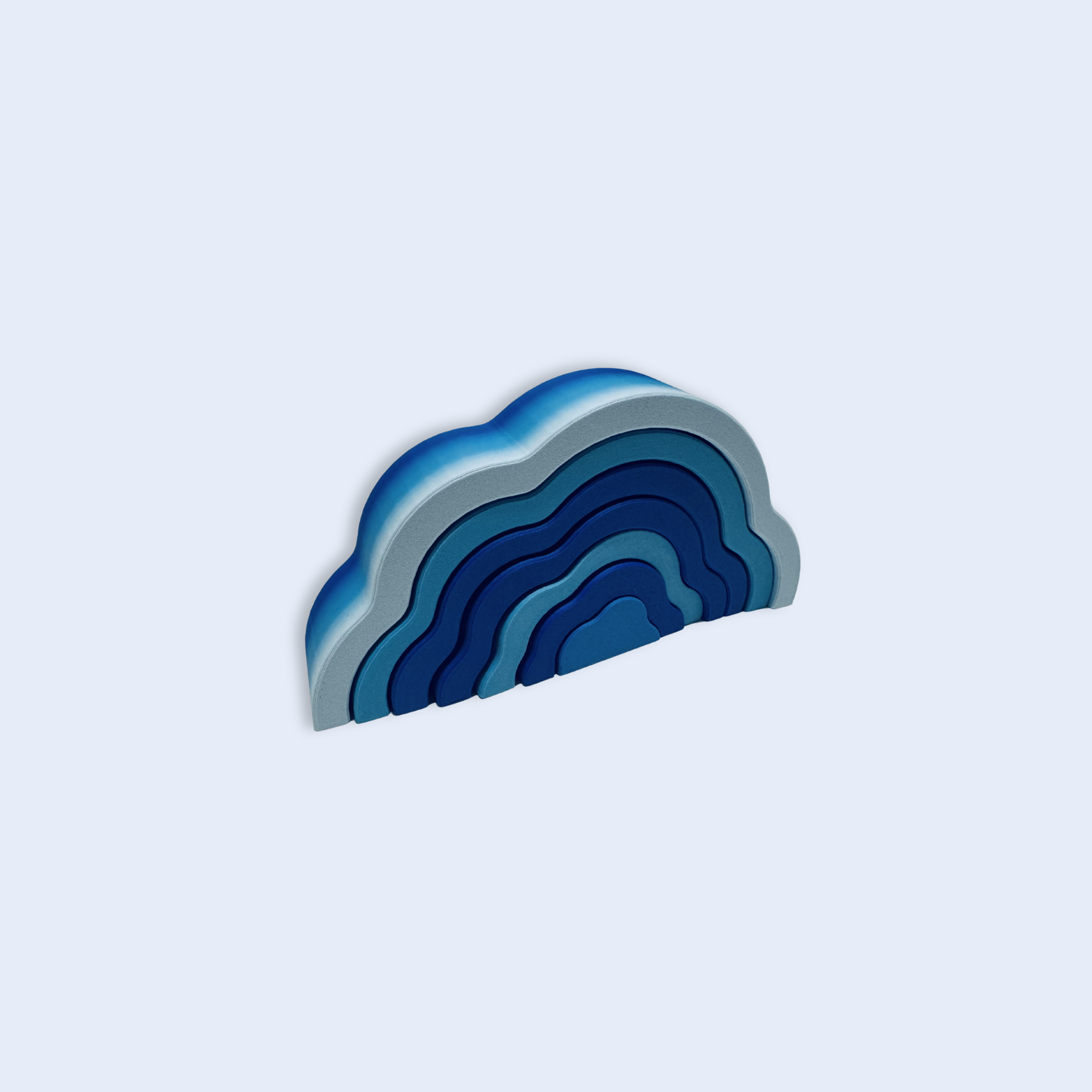 BLUE CLOUD STACKER . SMALL