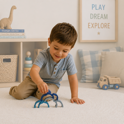 BLUE CLOUD STACKER . SMALL