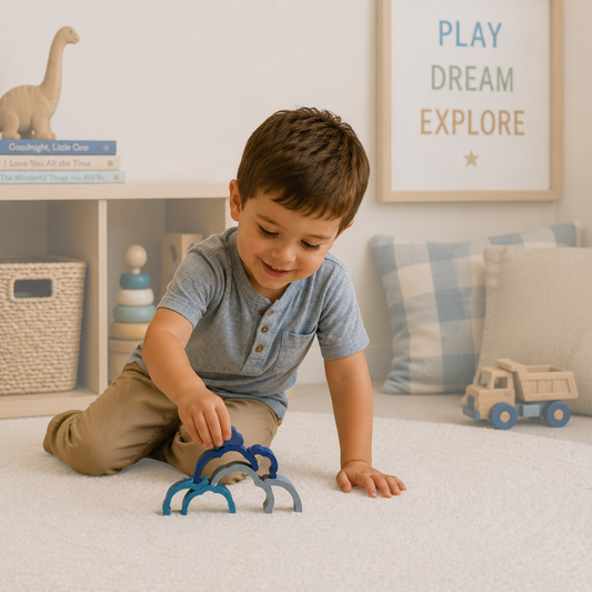 BLUE CLOUD STACKER . SMALL