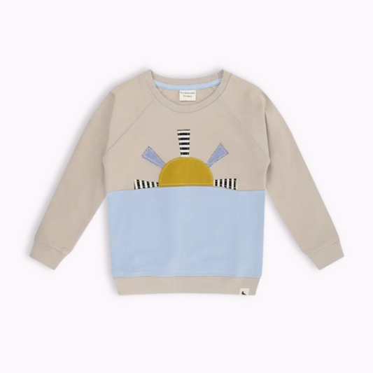 CUT & SEW SUNRISE SWEATSHIRT . Up to 8 Years