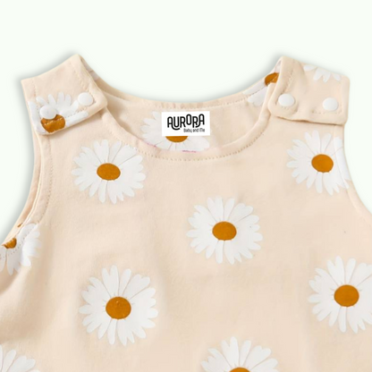 DAISY SLEEVELESS ROMPER . Up to 12 Months