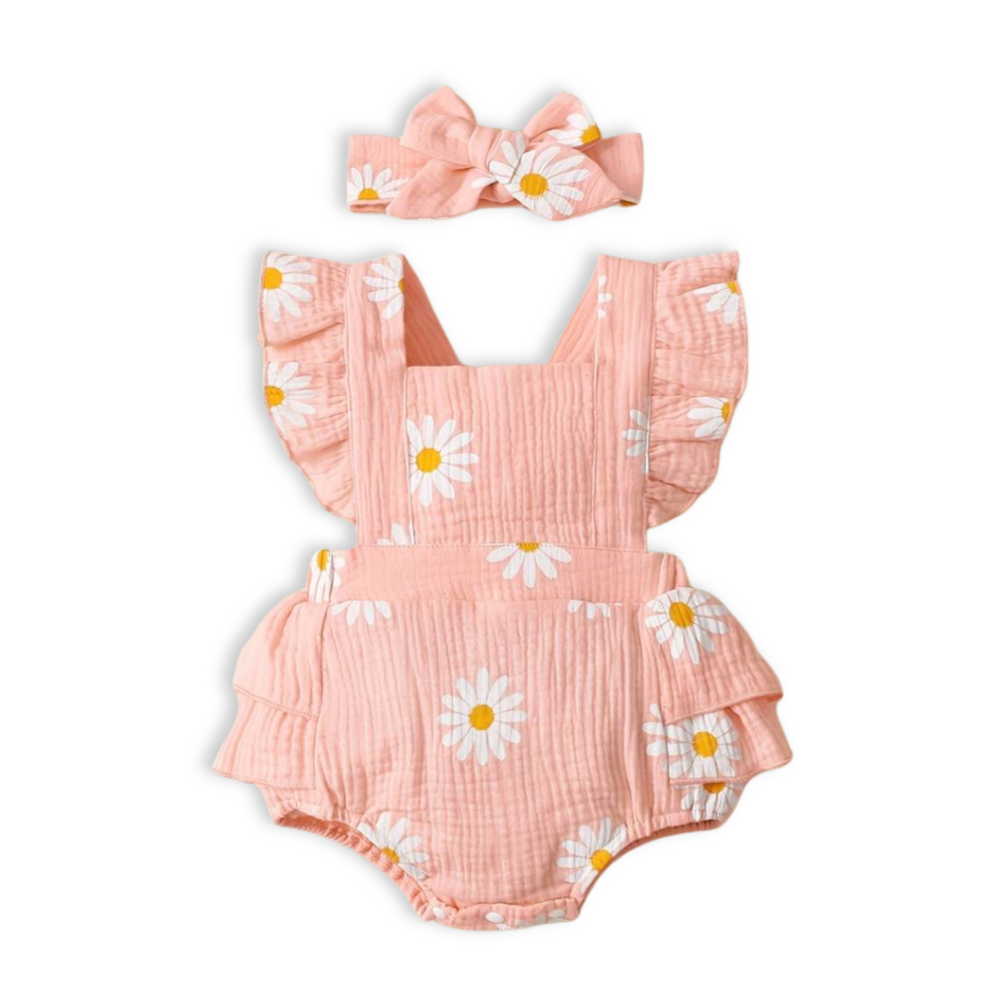 DAISY FRILL ROMPER . 2 Piece Set