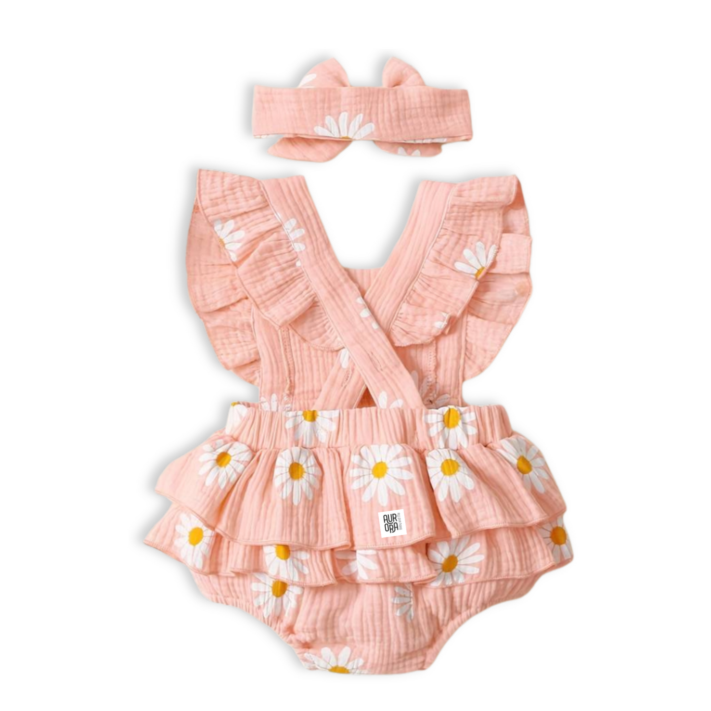 DAISY FRILL ROMPER . 2 Piece Set