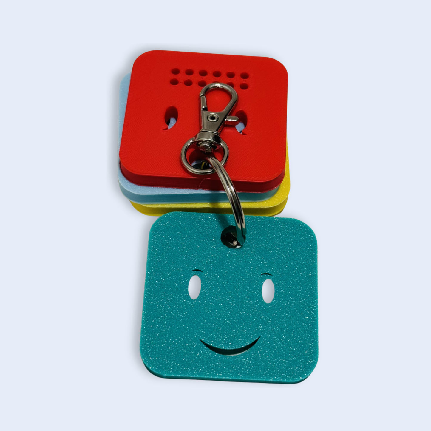 SQUARE EMOTION KEYCHAIN