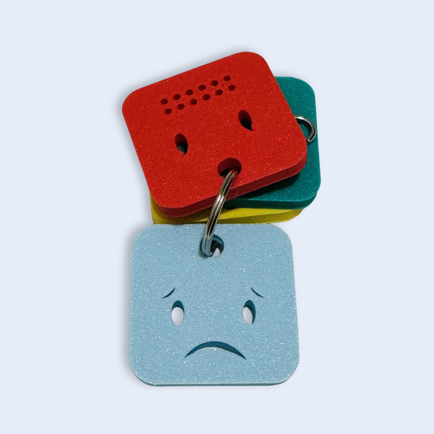 SQUARE EMOTION KEYCHAIN
