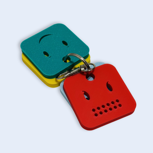 SQUARE EMOTION KEYCHAIN