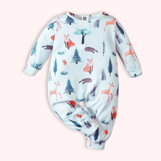 ENCHANTED FOREST SLEEPSUIT . Up to 2 Years