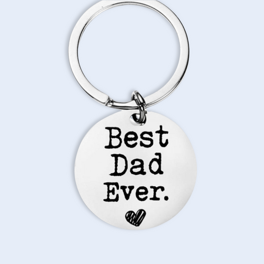 BEST DAD KEYRING