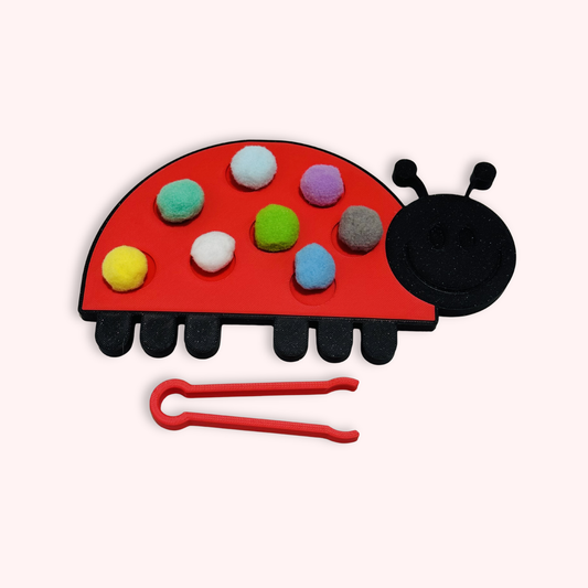 HAPPY LADYBIRD . POM-POM SORTER