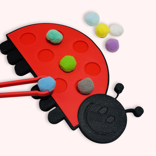 HAPPY LADYBIRD . POM-POM SORTER
