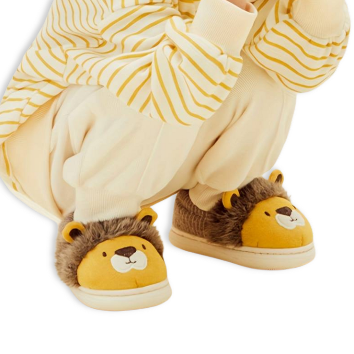 LION TODDLER SLIPPERS