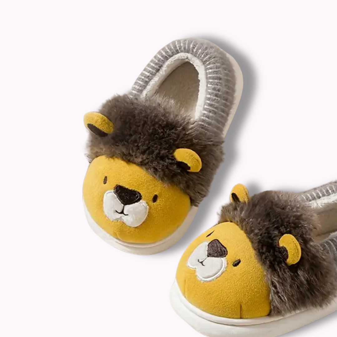 LION TODDLER SLIPPERS