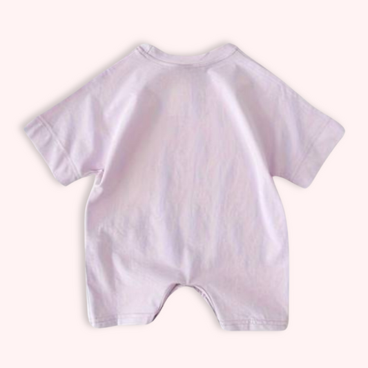 LAVENDER LOOSE FIT ROMPER . Up to 12 Months