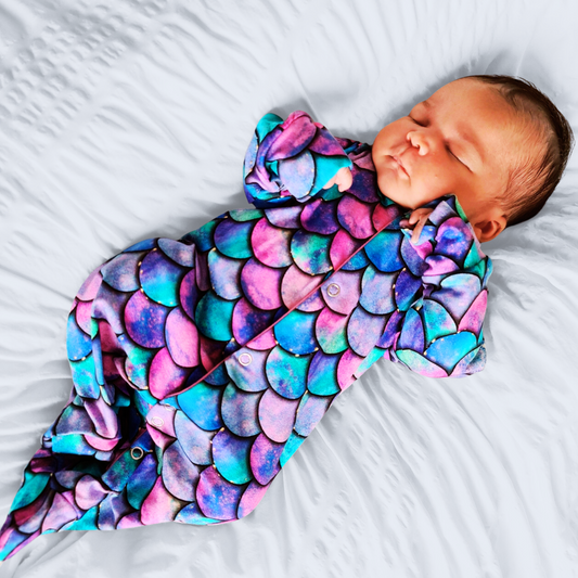 MERMAID MAGIC SLEEPSUIT . Up to 18 Months