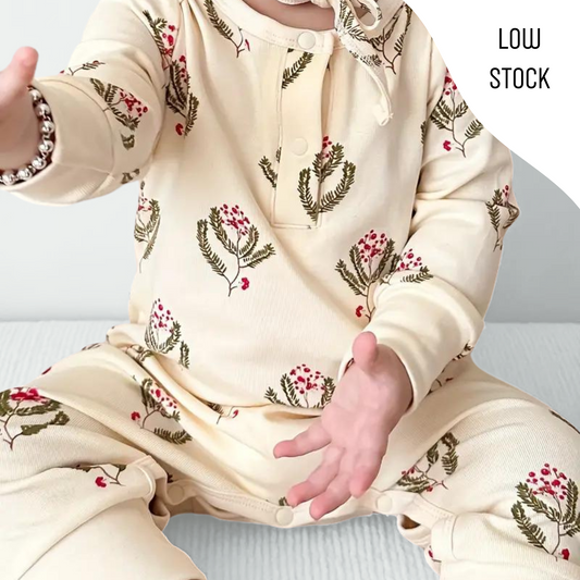 MISTLETOE SLEEPSUIT . Up to 2 Years