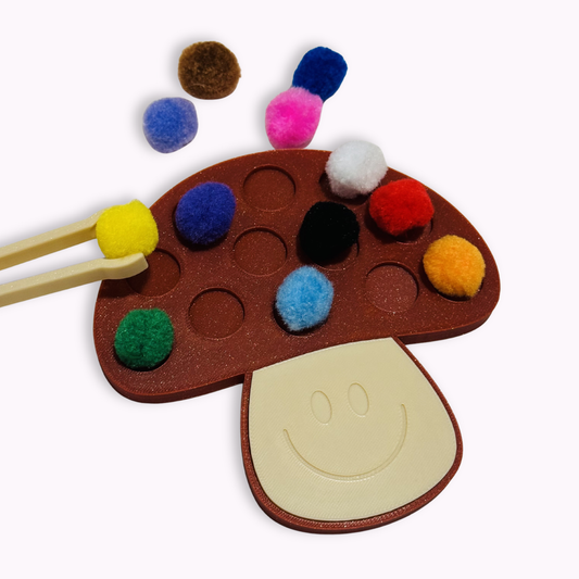 HAPPY MUSHROOM . POM-POM SORTER