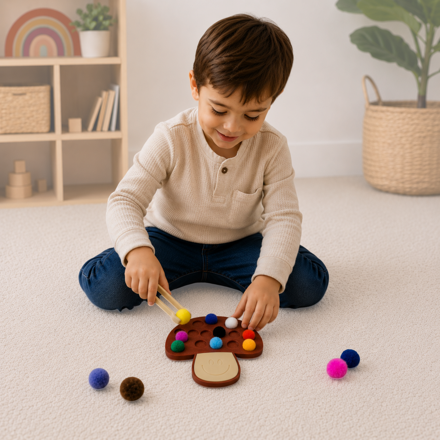 MUSHROOM POM-POM SORTER