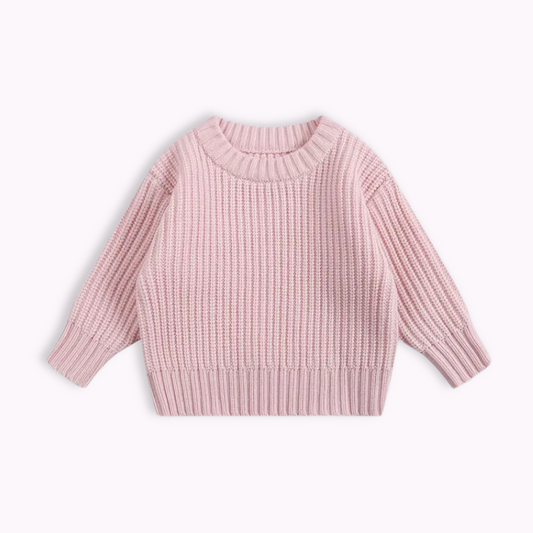 BLUSH KNIT JUMPER . Up to 6 Years