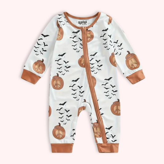 PUMPKIN BAT SLEEPSUIT