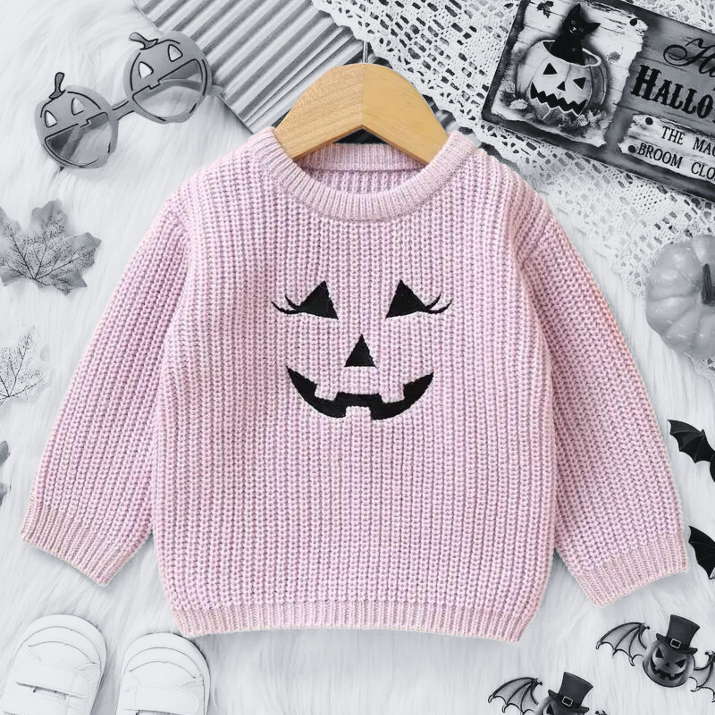 AUTUMN PUMPKIN JUMPER . Purple