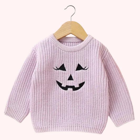 AUTUMN PUMPKIN JUMPER . Purple