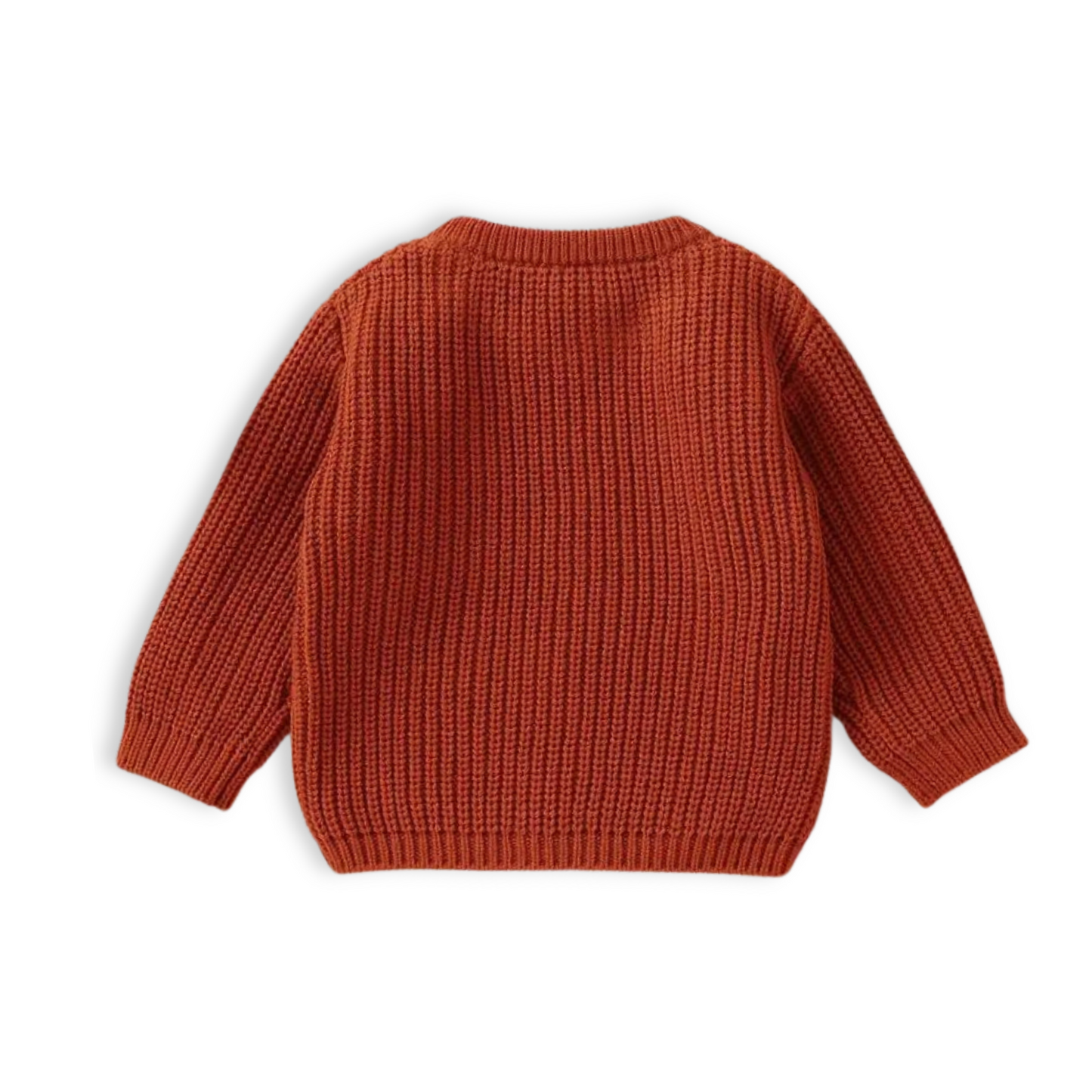 AUTUMN PUMPKIN JUMPER . Red