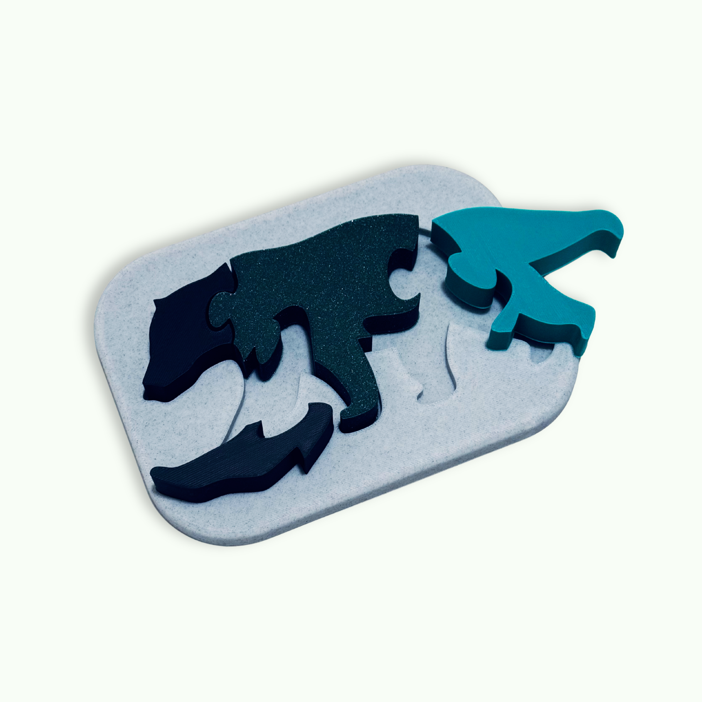 GRIZZLY FOREST . BEAR PUZZLE