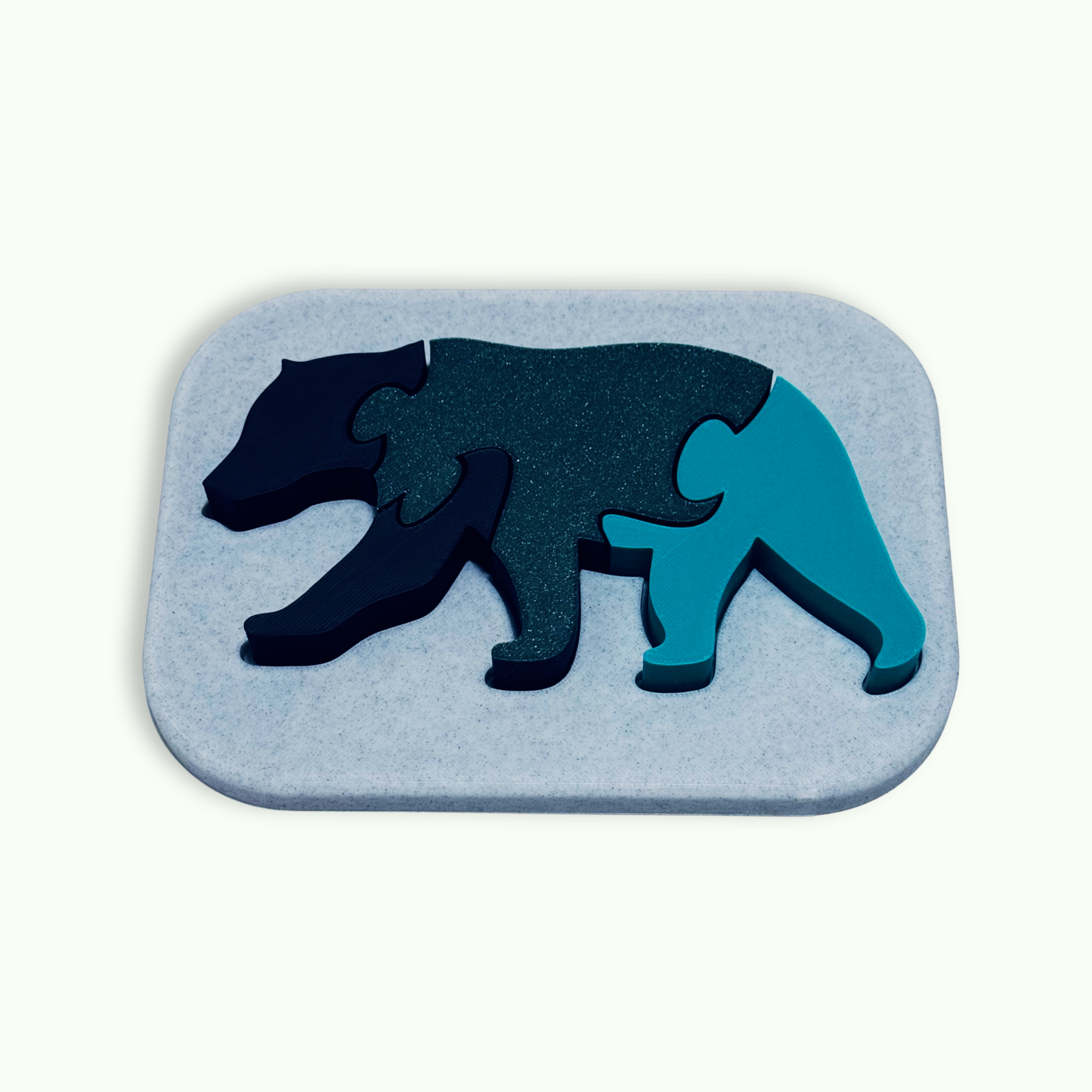 GRIZZLY FOREST . BEAR PUZZLE
