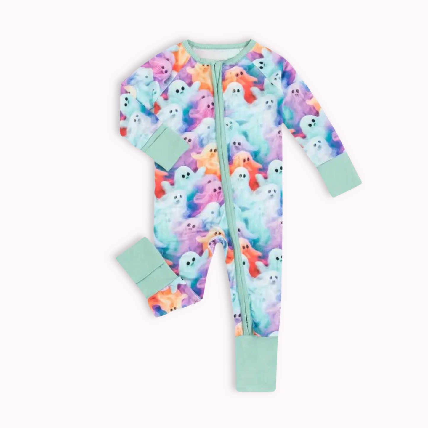 RAINBOW GHOST SLEEPSUIT . Up to 2 Years