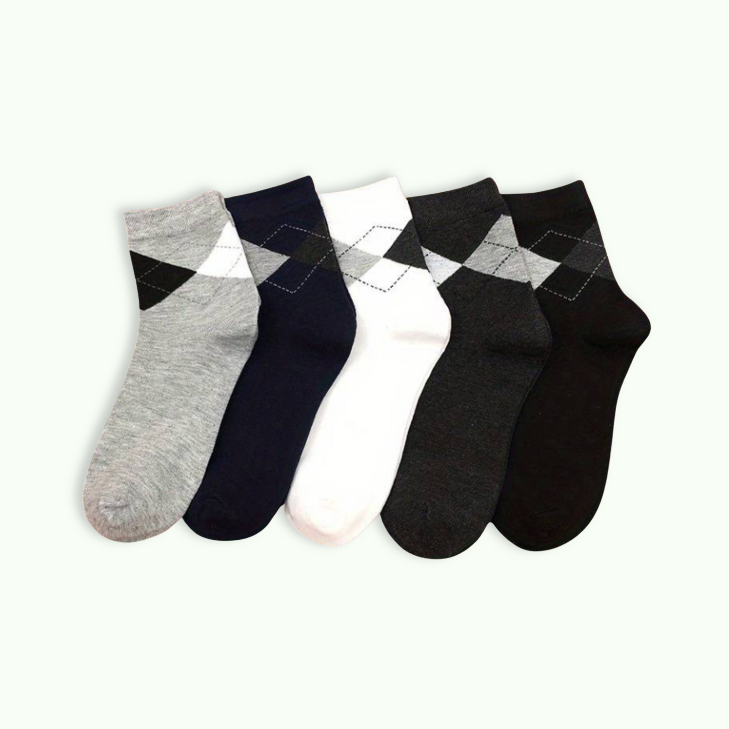 RHOMBUS SOCKS . Set of 5