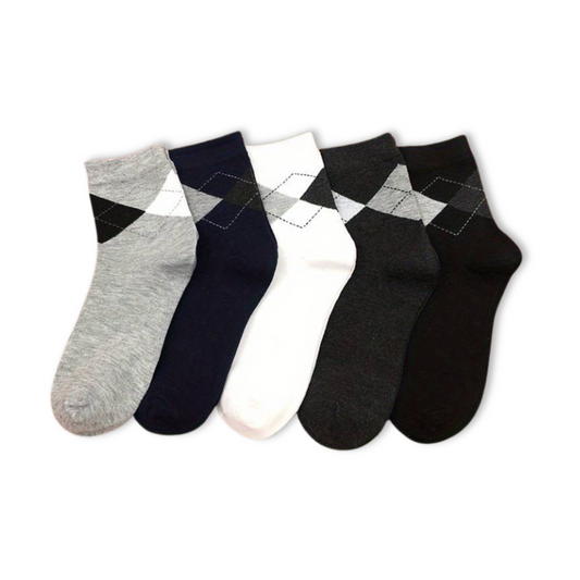 RHOMBUS SOCKS . Set of 5