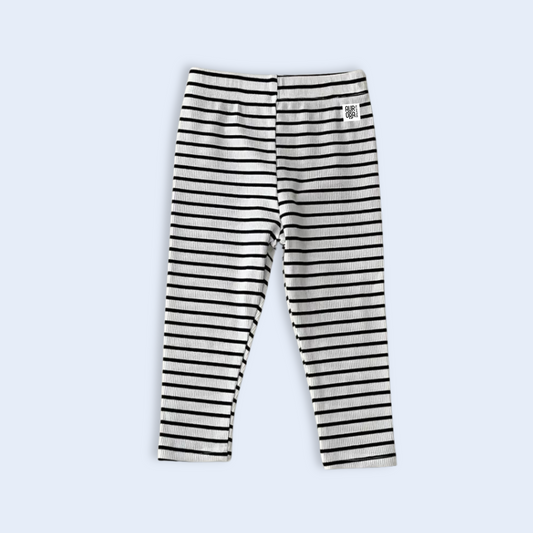 STRIPE RIBBED LEGGINGS . Up to 2 Years