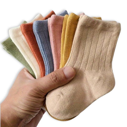 RIBBED COTTON SOCKS